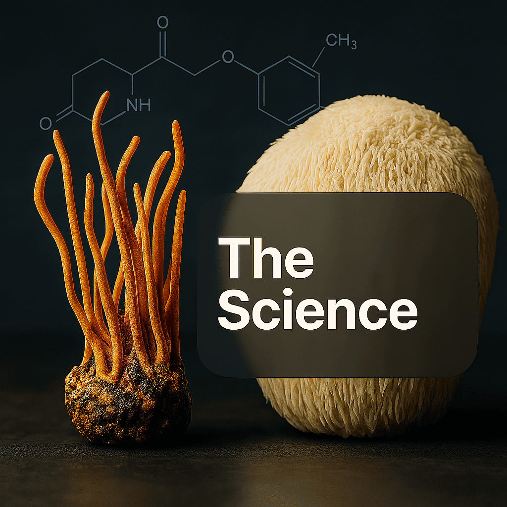 The science of cordyceps and lion's mane mushrooms