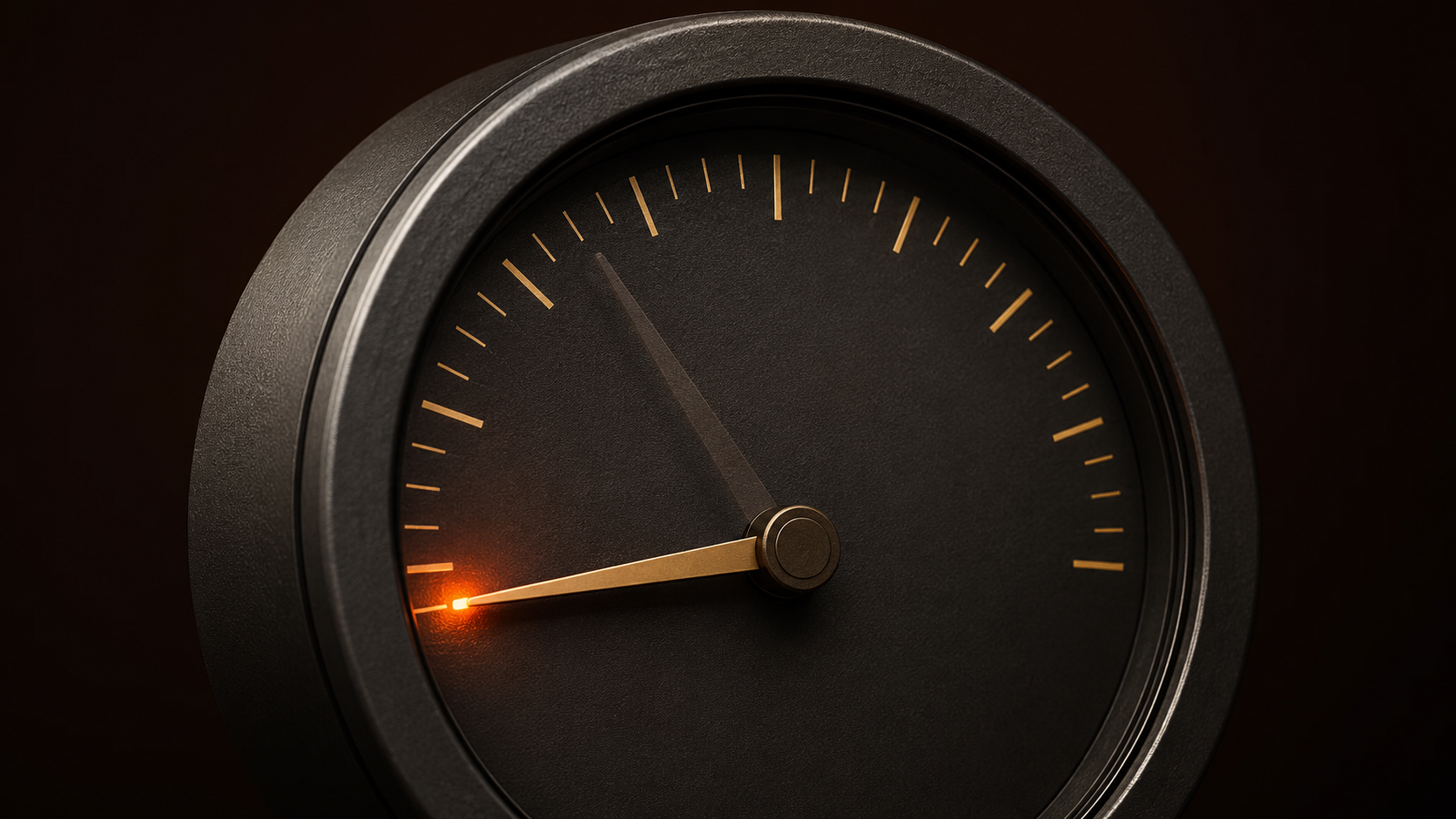 Gauge needle reading low while a faint ghost needle reads higher, representing a misread recovery signal