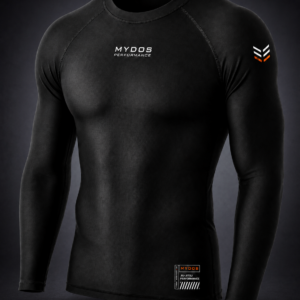 Mydos Jiu-Jitsu Performance black long-sleeve rashguard